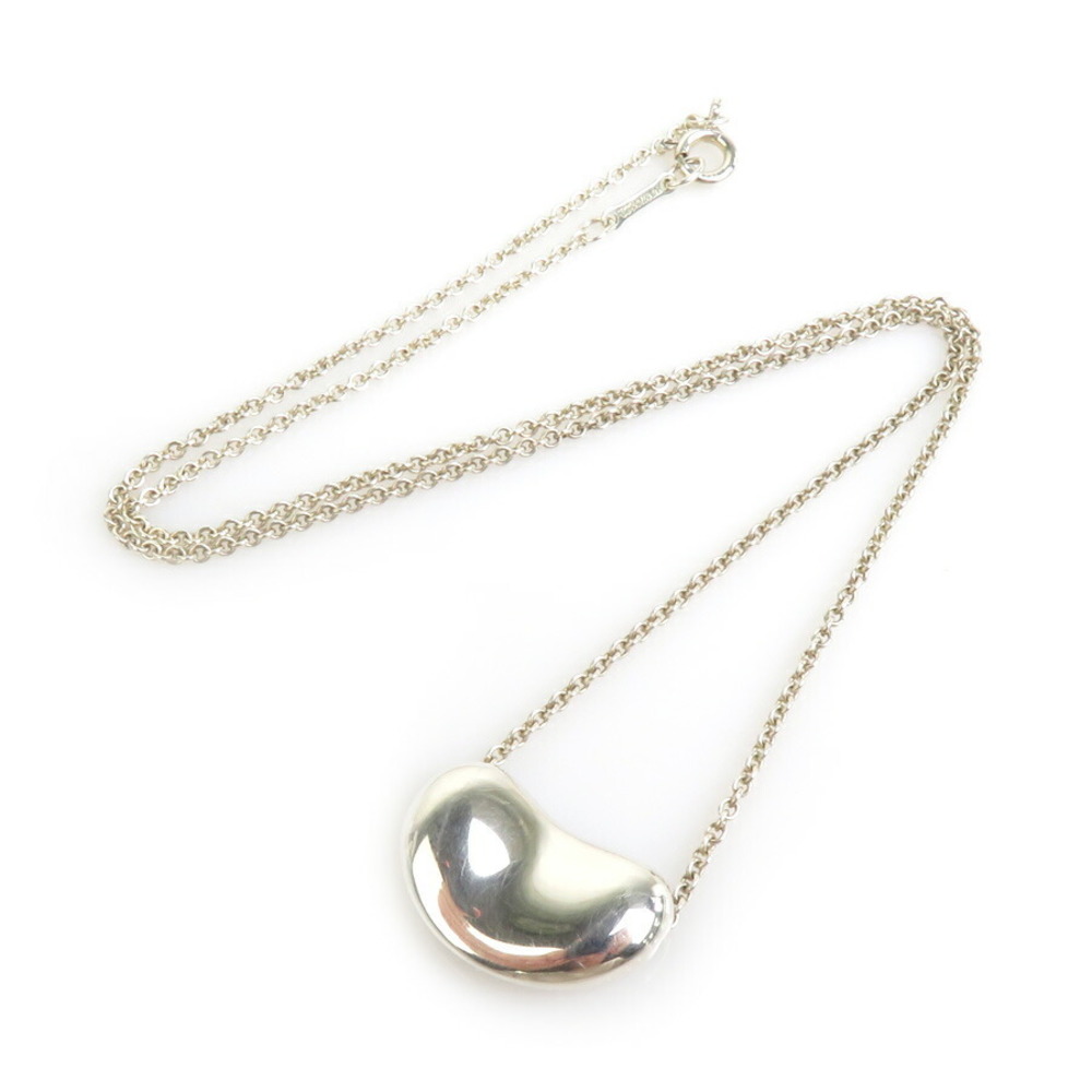 Tiffany Beans Necklace Silver View 2